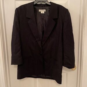 vintage Gage Adams women black blazer
